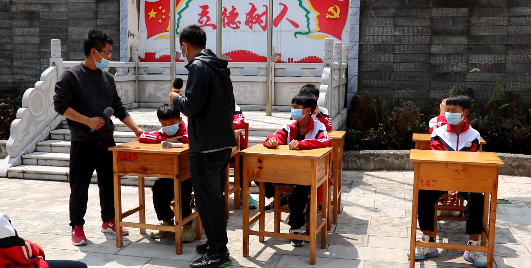者竜中心学校开展疫情防控演练 图片1.png