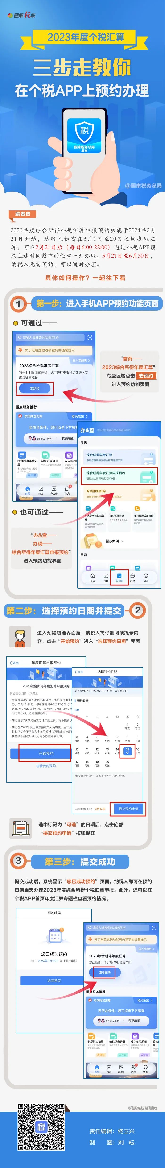 2月21日起个税年度汇算可以预约办理啦！“三步走”教你如何操作.jpg