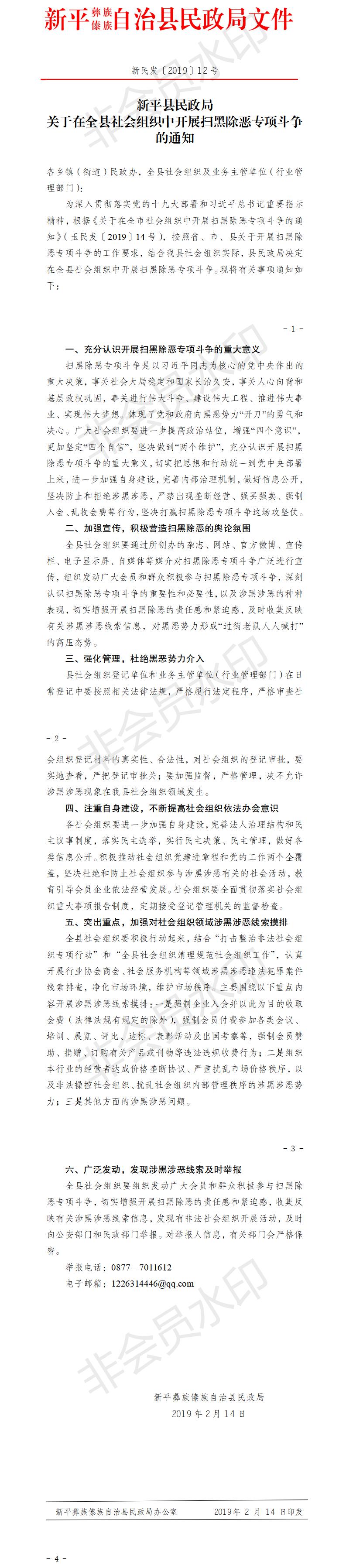新民发〔2019〕12号  关于在全县社会组织中开展扫黑除恶专项斗争的通知.jpg