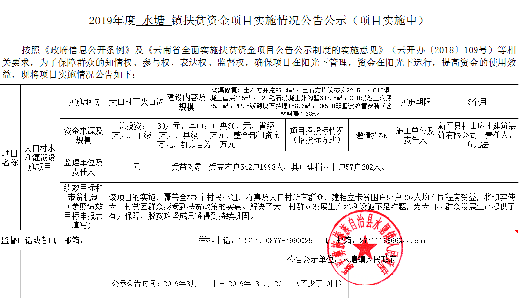 大口村水利灌溉设施项目公告公示(实施中).png