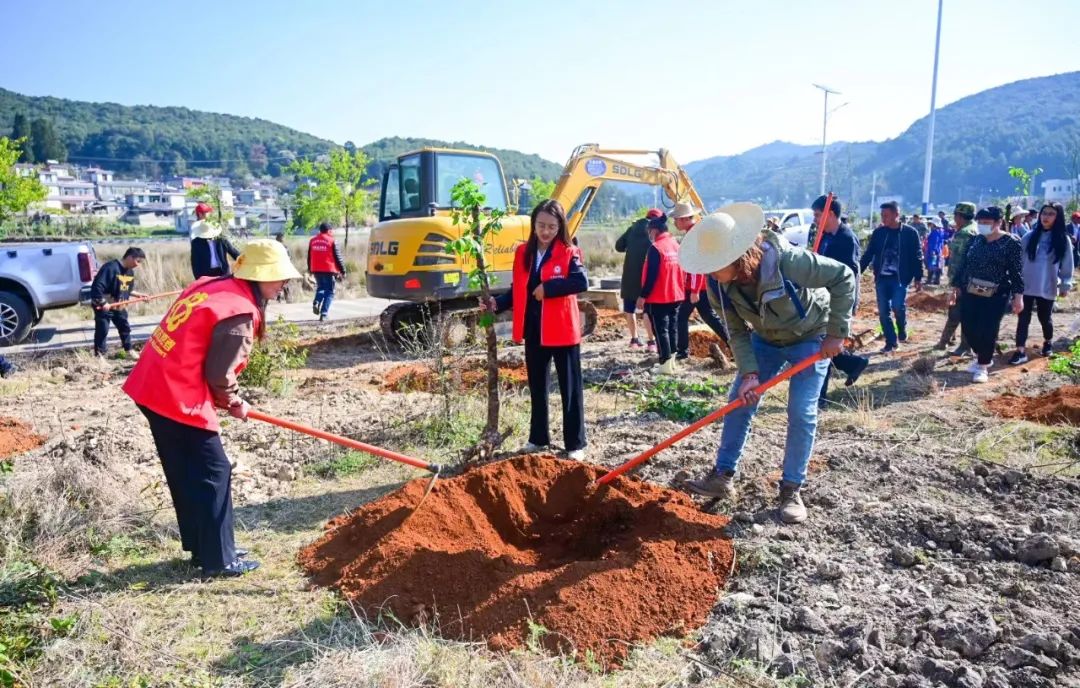 建兴:义务植树添新绿 樱花小镇亮新颜5.jpg 建兴:义务植树添新绿 樱花小镇亮新颜5.jpg