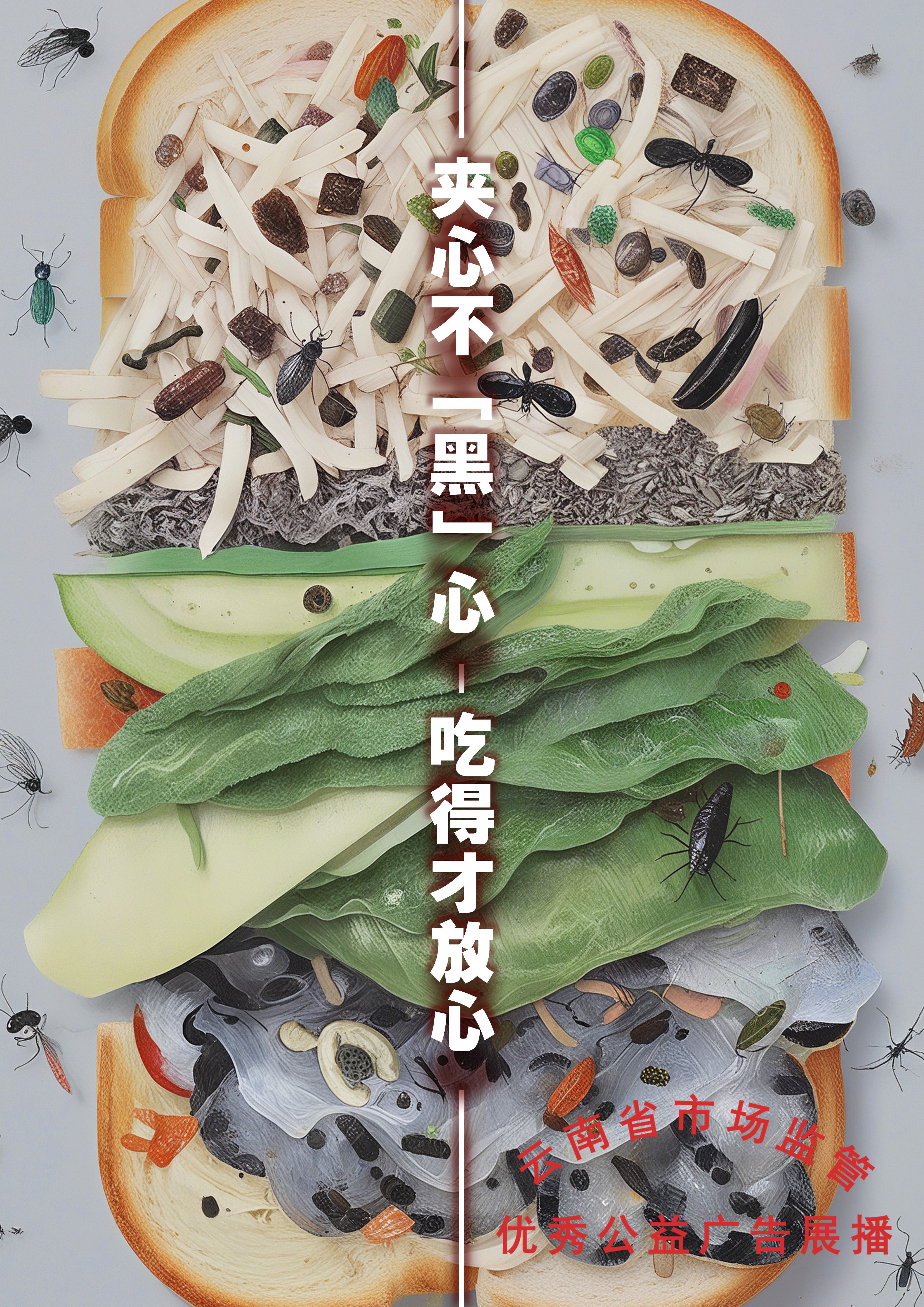 AI创作类 二类作品《夹心不「黑」心 吃得才放心 》 2.jpg AI创作类 二类作品《夹心不「黑」心 吃得才放心 》 2.jpg